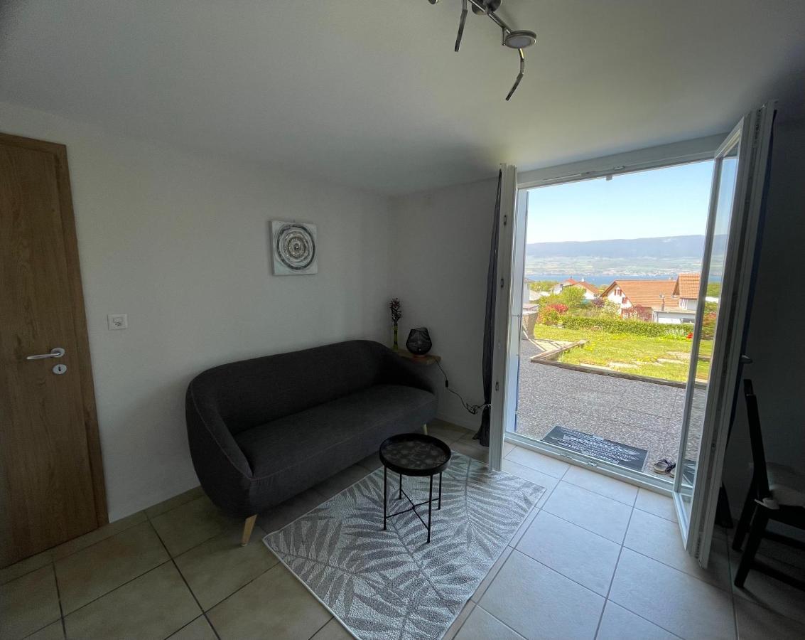 Studio Terrasse Vue Lac Entree Independante Font Exterior photo