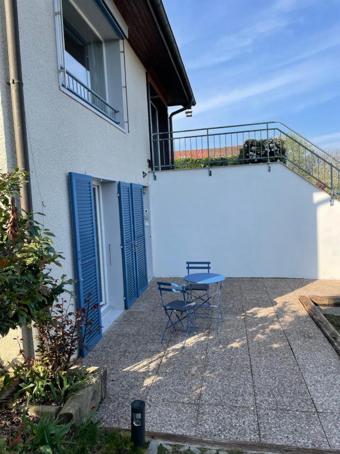 Studio Terrasse Vue Lac Entree Independante Font Exterior photo